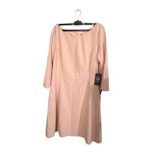 Vince Camuto Blush Pink 3/4 Sleeve Dress with Pockets – Size 16 (NWT)